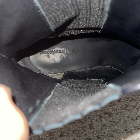 Alexander Wang Anouck boots, black silver, size 38.5 - Picture 5 of 6